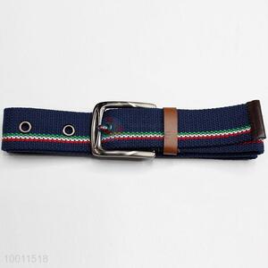Fashion Polyester Webbing Belt Pin Buckle For Women/Men