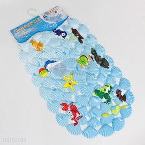 Sea world shell bath mat