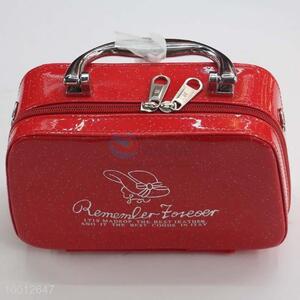 Red Small Size Women Cosmetic Bag Messenger Bag Wedding Gift