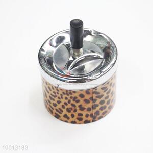 Wholesale Leopard Fancy Windproof Ashtray Tin Box/Can