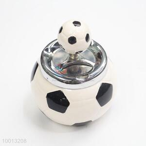 Wholesale Football Shaped Windproof Iron Ashtray