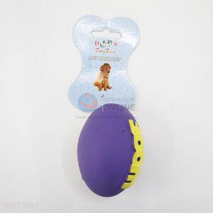 Wholesale Purple Rugby Shaped Pet Toy