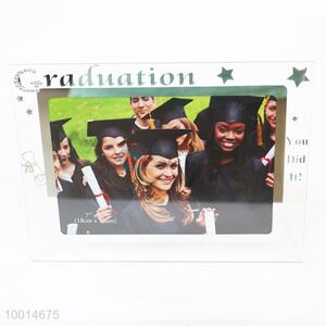 Artificial Glass Photo Frame For Student Graduation