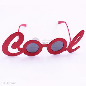 Red Cool Letter Shaped Party Eyewear