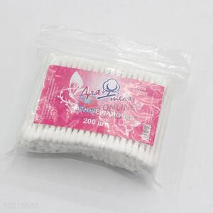 200pcs plastic stick cotton swabs