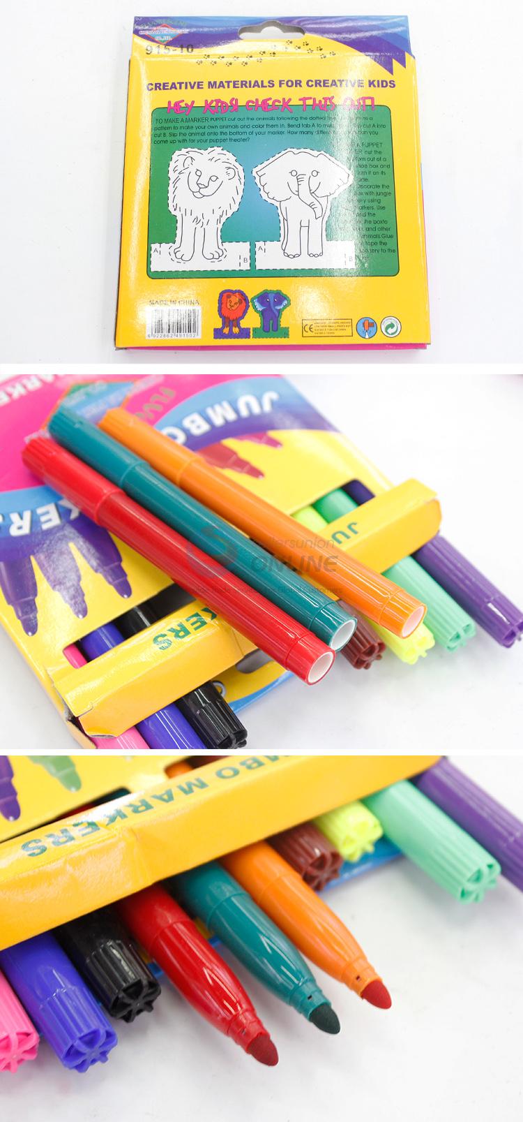 Good quality 10pcs non-toxicn scented water color pens set for kids drawing  - Sellersunion Online