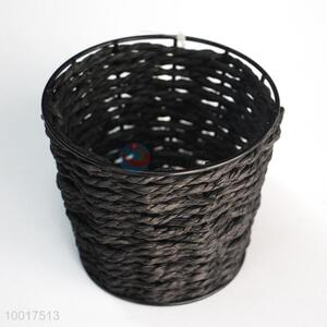 Wholesale Round  Brown Sundries Woven Basket