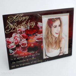 Hot sale birthday gift/glass photo frame