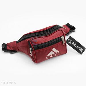 Red outdoor running sport waist bag