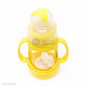 Yellow Glass Baby <em>Feeding</em>-<em>bottle</em>