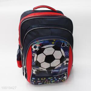 Hot sale school bag with football pattern