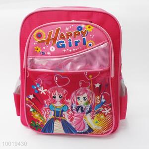Good quality pink school backpack for girl