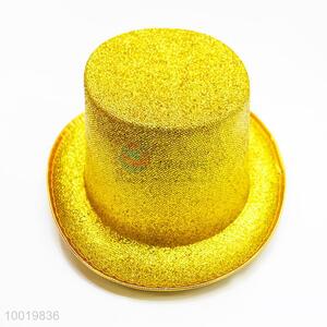 Fashion Yellow Sequin Magic Top Hat/Party Hat