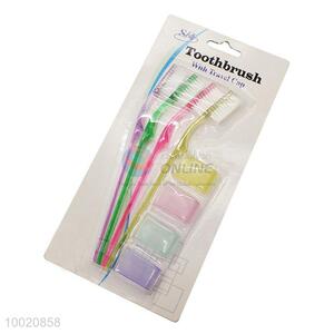 Cute Adult plastic toothbursh,with the Protective Cover