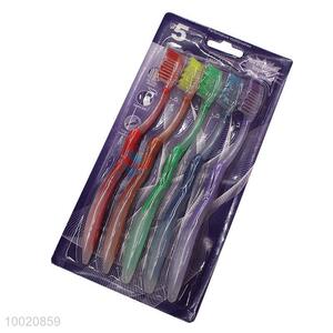 5 Colors Popular Adult Toothbrush