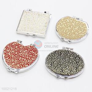 Hot sale portable mini PU mirror with 4 styles to choose
