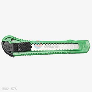 Green Plastic Art Knife Snap-off Sliding Utility Knife