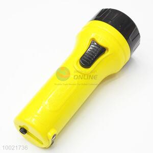 Wholesale Good Quality Yellow Plastic Rechargeable Flashlight