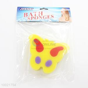 Wholesale Yellow Butterfly Bath Spong/Fruit Shaped Bath Sponge