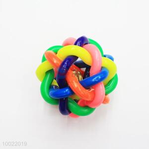 Colorful Ball Pet Toy for Dogs with Small Bell