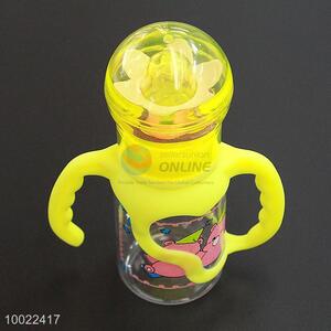 150ml New Design Yellow Feeding-bottle, Milk Baby Feeding Silicone Nipple PC Bottle