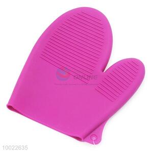 Purple Heat Insulation Silicone Gloves for Baking