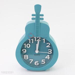 Blue High Quality Gift Alarm Clock Shaped in Guitar, with Waker Function