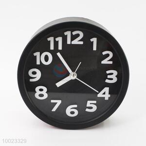 Black Round Promotional Cheap Gift Alarm Clock, with Waker Function