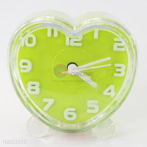 Green Alarm Clock Shaped in Heart,Used in Bedroom