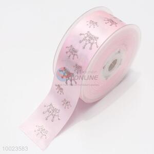 Hot Sale High Quality 3.8CM Gold Crown Pattern Print <em>Ribbon</em>