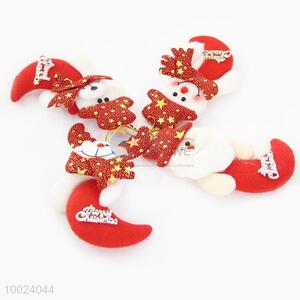 Hot Sale Cheap Christmas Star Red Moon Small Cute Lively Cloth Pendant