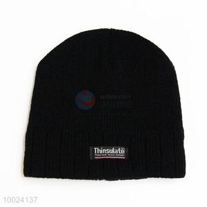 Wholesale Black Beanie Cap/Knitted <em>Hat</em> for Winter