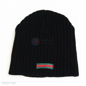 High Quality Black Beanie Cap/Knitted <em>Hat</em> for Winter