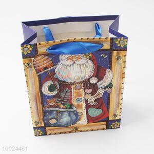 17*21*8.5cm new design blue Christmas gift bag