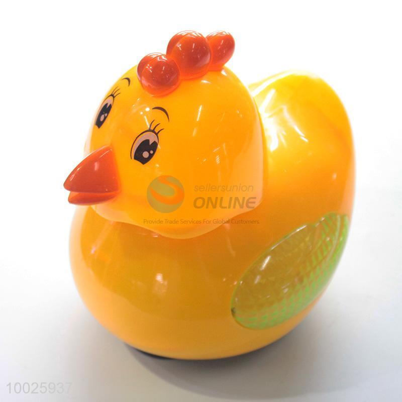 Yellow plastic chicken toy with light Sellersunion Online
