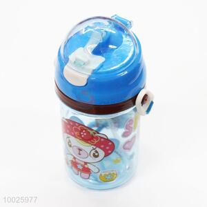 High Quality 400ML Transparency Sports Bottle With Straw And Strap