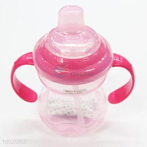 High Quality Transparency Sports 260ML Bottle With Straw And Strap