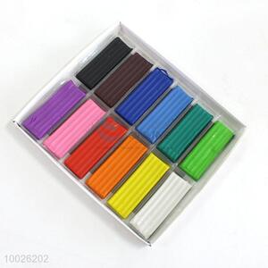 Eco-friendly material 12 colors modeling clay plasticine