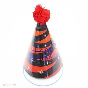Orange Happy Birthday Hats/Caps(Carnival/Party Hat)