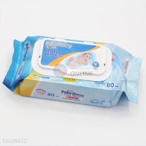 Soft and fluffy wet baby wipe