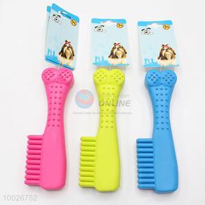 Cute Comb Shaped TPR Teething Toys for Pets Dog