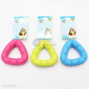 1pc Triangle Toys Training Pet Rubber Dog Toy