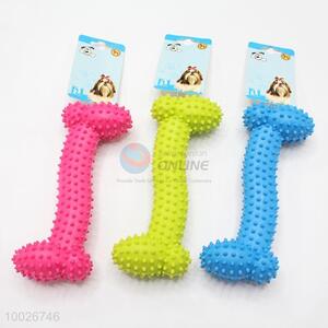 Pet toys soft TPR teething dog toys with 3 colors