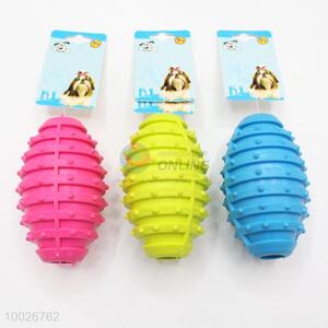 Eco-friendly grenade shaped rubber pet toys