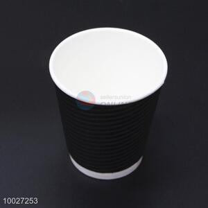 8 OZ Black <em>Disposable</em> Paper Cup For Drinks