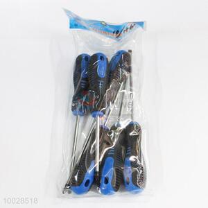 Hot Sale Screw Driver Suit with Black and Blue Handle, Two Types: Normal and Cross