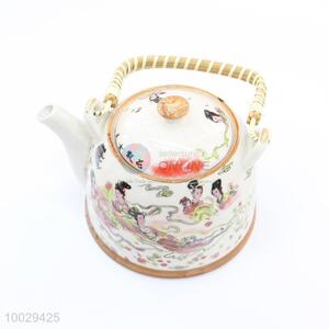 Chinese Painted Ceramic Teapot