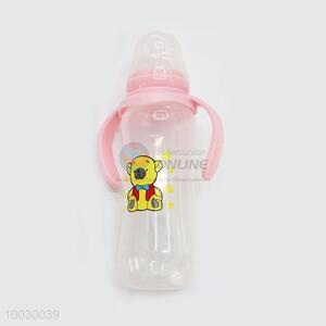 240ML Wide Caliber Double Handle PP Baby Feeding-bottle