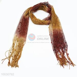 Wholesale Two Color Streamline Dacron <em>Scarf</em>