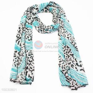 Wholesale Cheap Price Leopard Print Dacron and Spandex <em>Scarf</em>